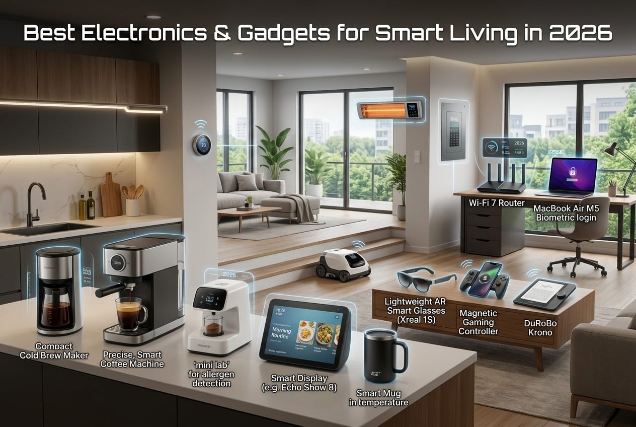 Best Electronics & Gadgets for Smart Living in 2026