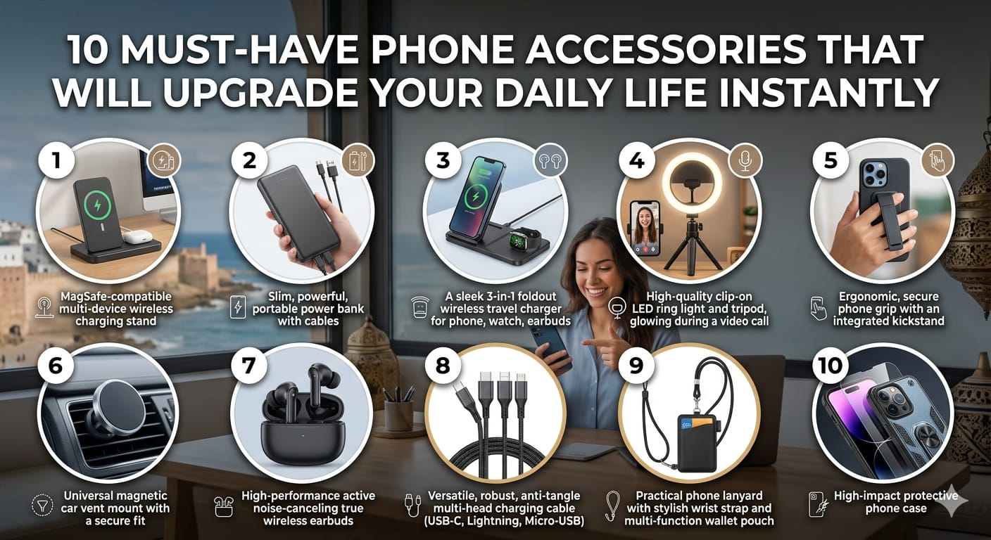 10 Must Have Phone Accessories That Will Upgrade Your Daily Life Instantly