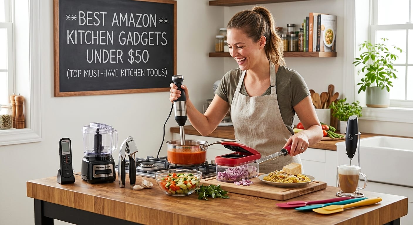 Best Amazon Kitchen Gadgets Under $50 (Top Must-Have Kitchen Tools)