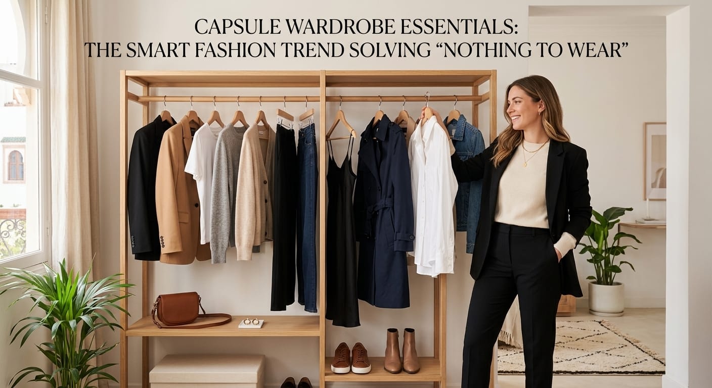 Capsule Wardrobe Essentials: The Smart Fashion Trend Solving “Nothing to Wear”