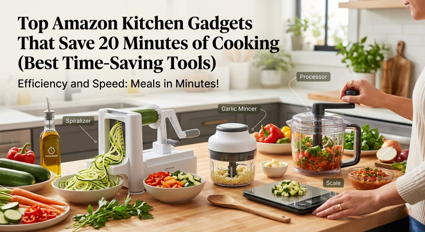 Top Amazon Kitchen Gadgets That Save 20 Minutes of Cooking