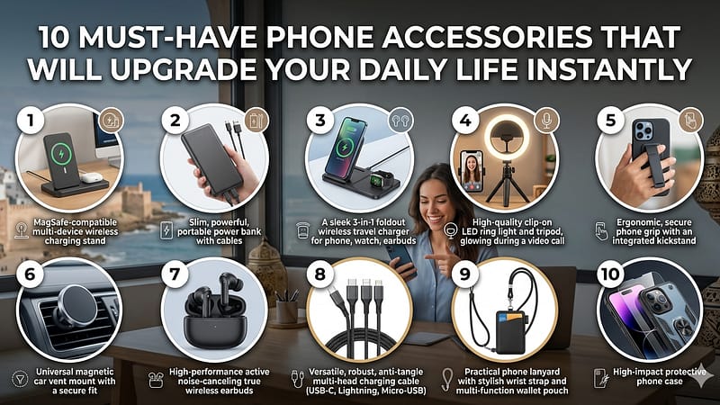 10 Must Have Phone Accessories That Will Upgrade Your Daily Life Instantly