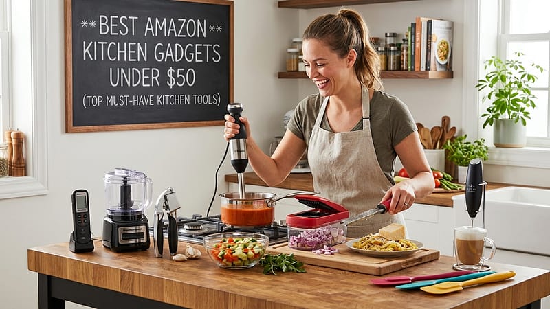 Best Amazon Kitchen Gadgets Under $50 (Top Must-Have Kitchen Tools)